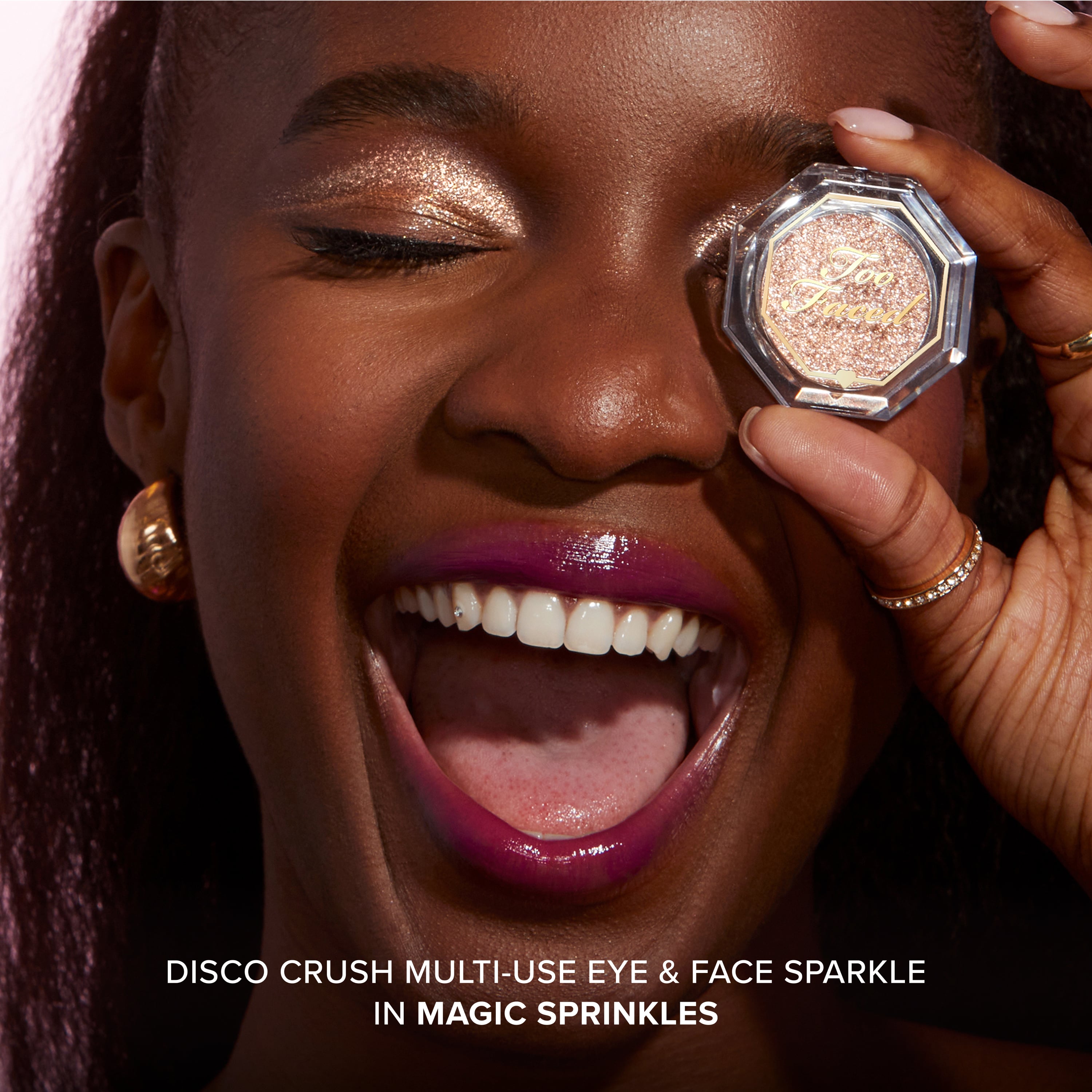 Disco Crush High Shine Glitter Eye + Face Sparkle